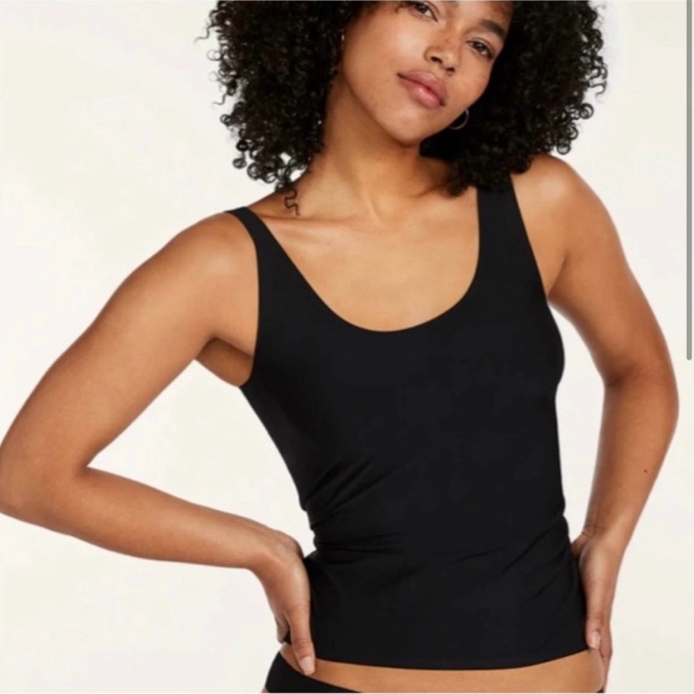 Thirdlove Black Comfort Stretch Shaping Cami Tank Shapewear Size L